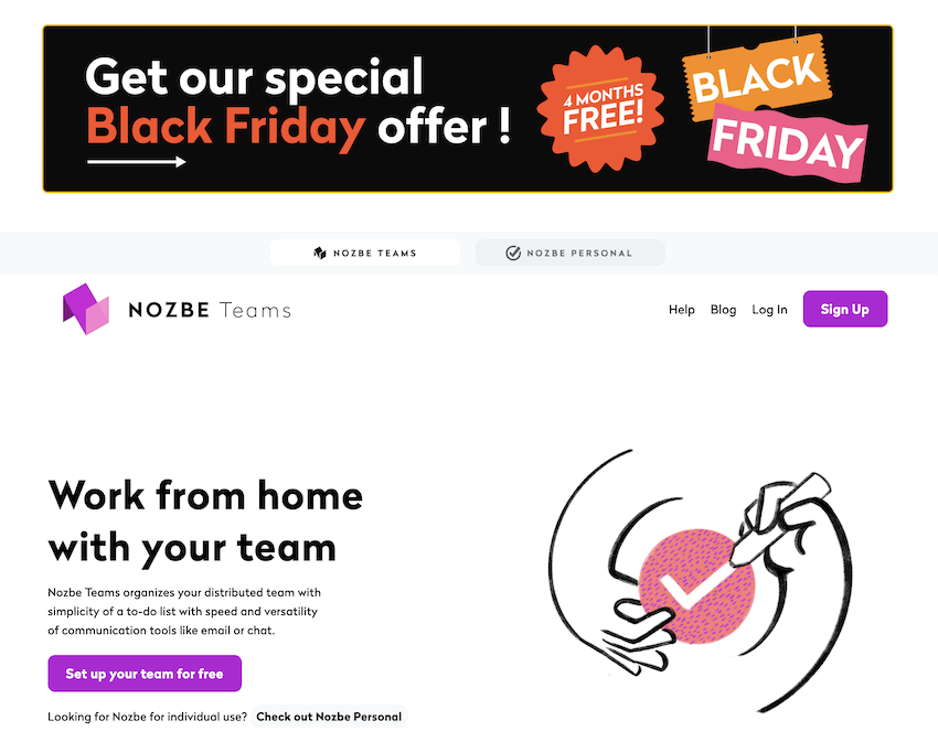 nozbe obniżka promocja rabat oferta black friday 2020