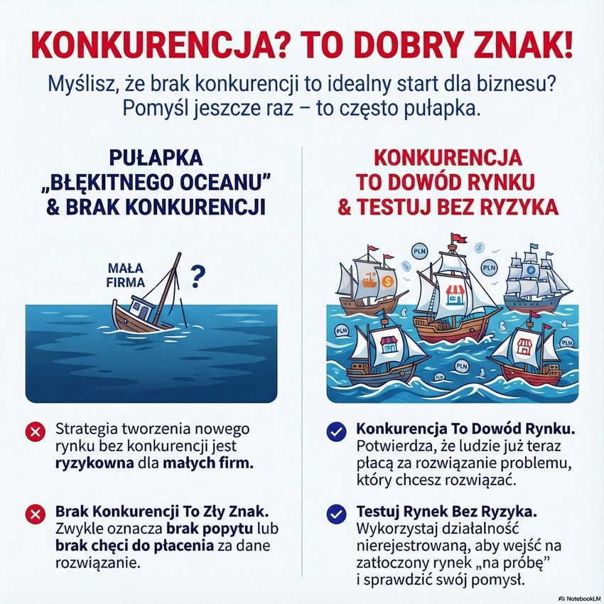 konkurencja to dobry znak dla małej firmy